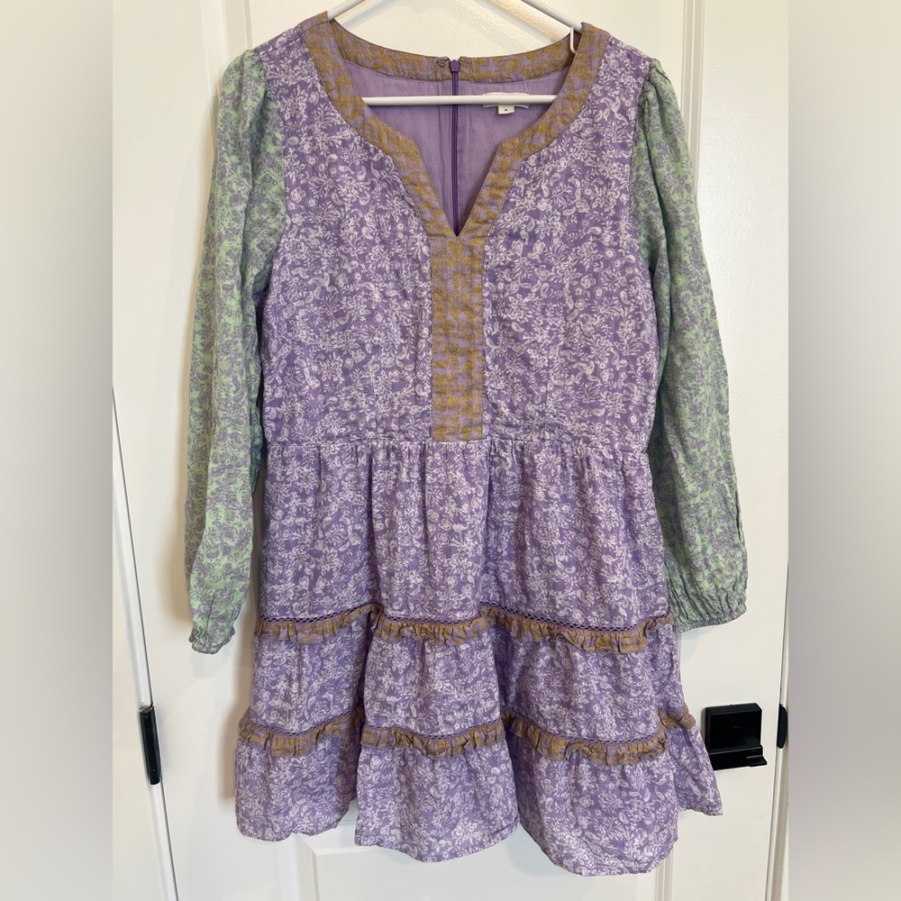 Roller Rabbit Summer Floral Midi Boho Dress